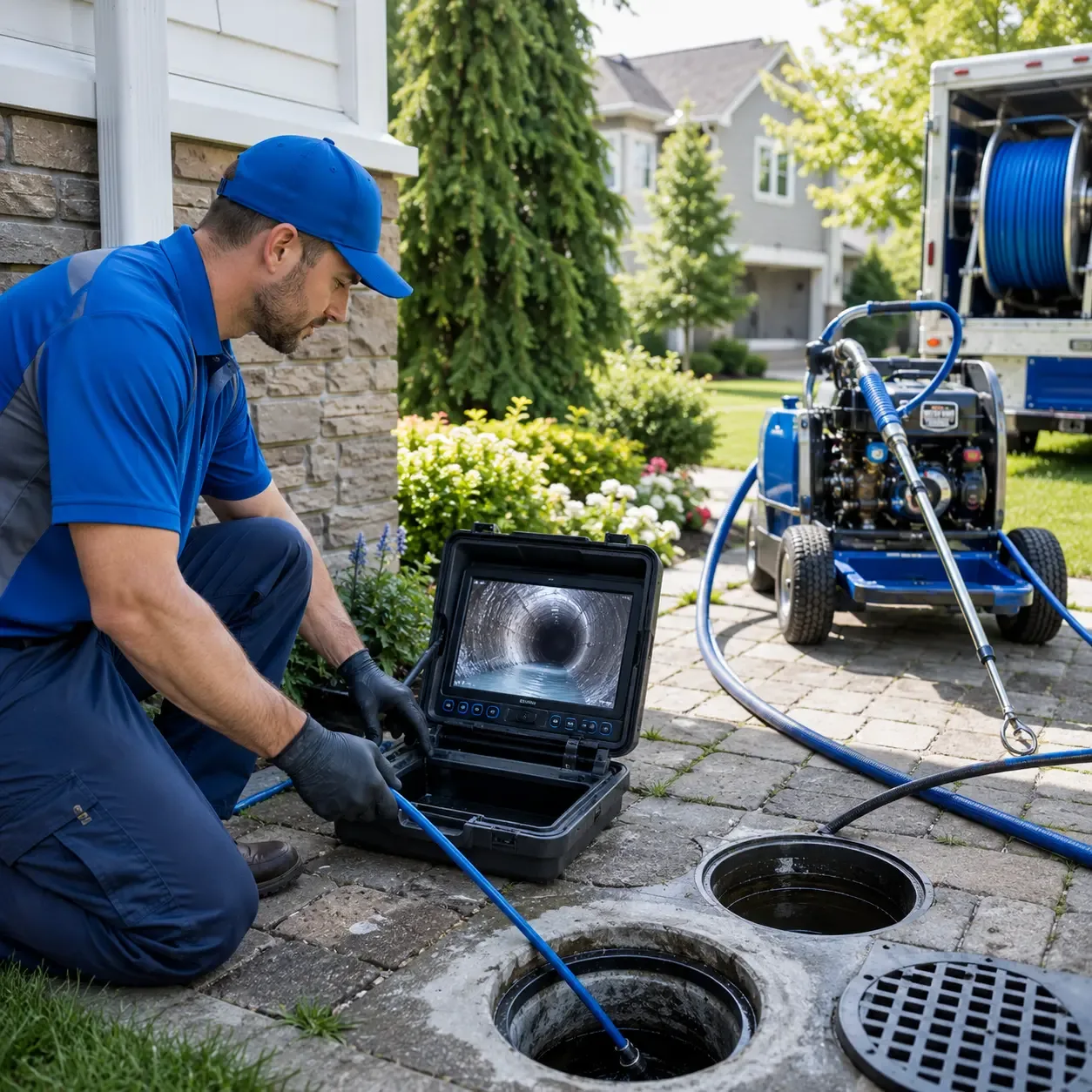 Outdoor drain cleaning professionals serving Greenwell Springs, LA